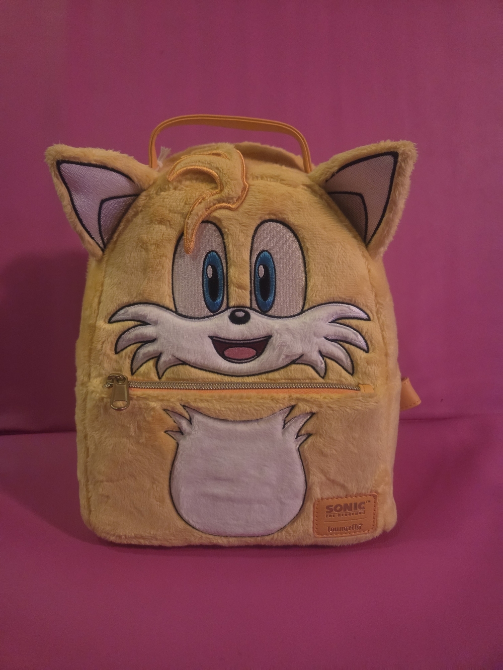 Loungefly Tails Plush Kids Backpack - Yellow